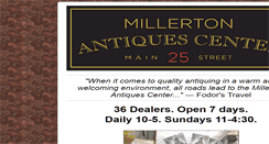 Desktop Screenshot of millertonantiquescenter.com